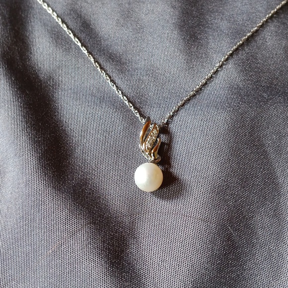 NIB Hayward Sterling Silver pearl necklace - Picture 8 of 8